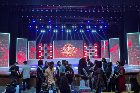 Corporate event setup